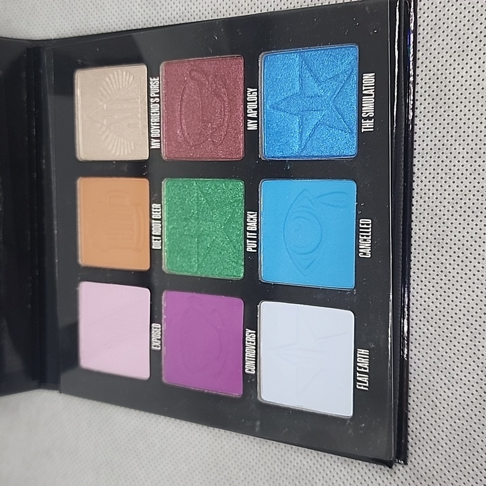 JEFFREESTAR Controversy Eye Palette 0.05 oz. 9 Beautiful Shades.
